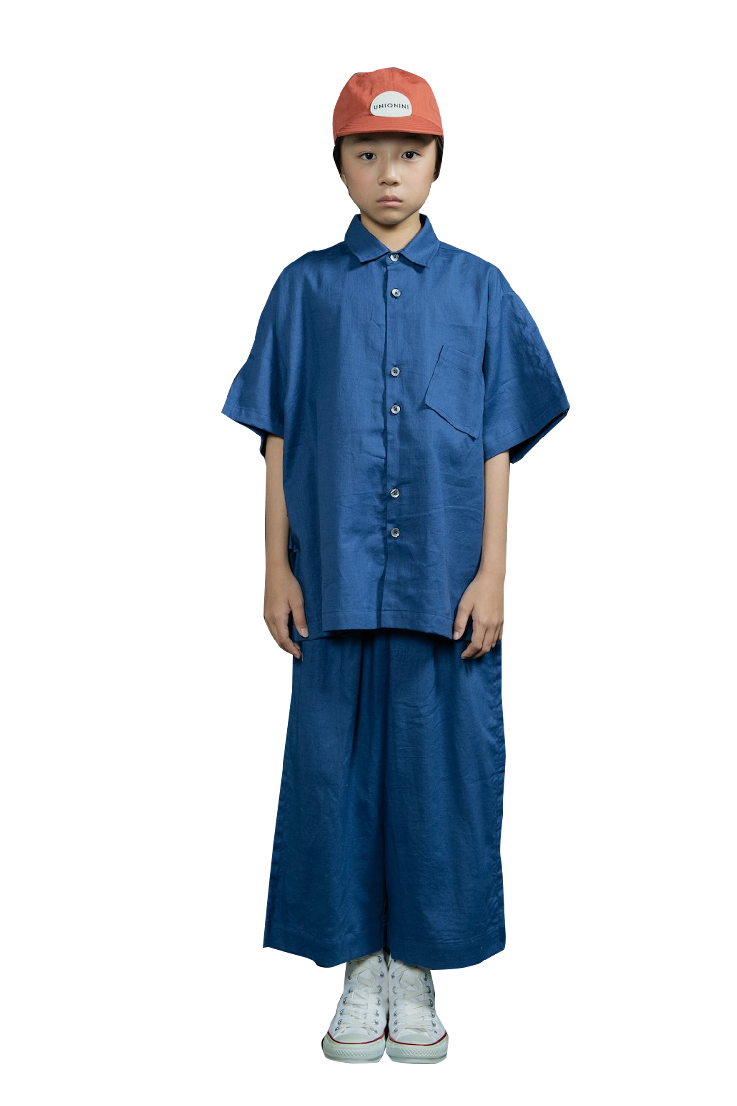 Blue Linen Big Shirt