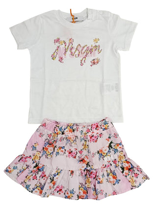 MSGM Floral Logo Baby Set